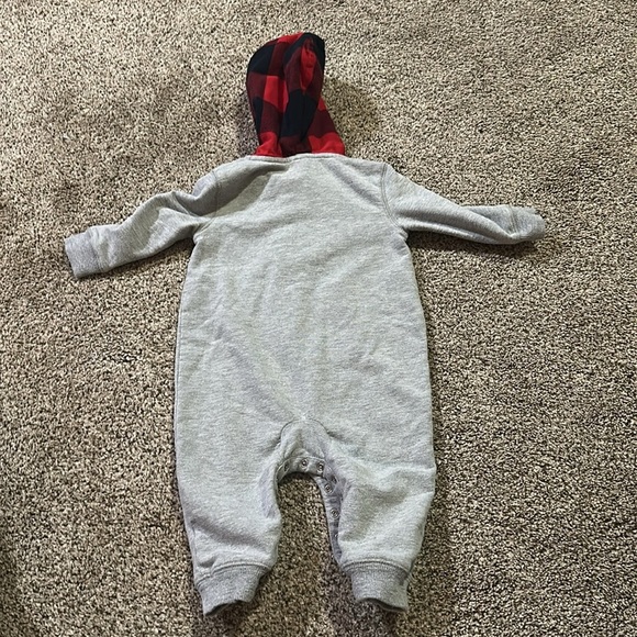 Green and Gray Kids One Piece Set - Picture 9 of 9